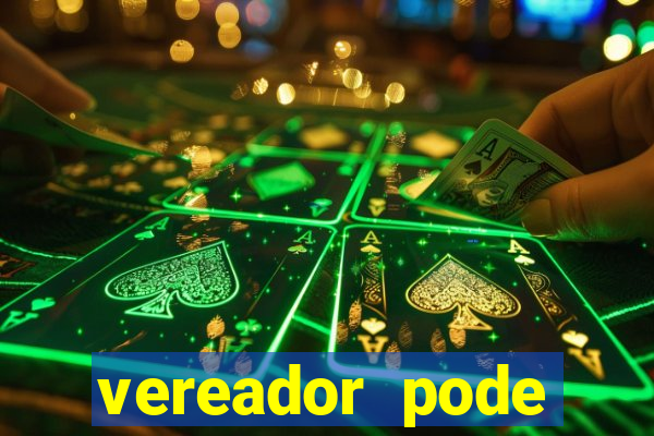 vereador pode patrocinar time de futebol